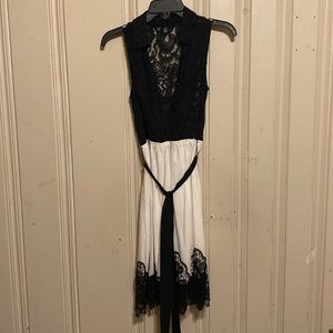 Black and White Lacey Dress